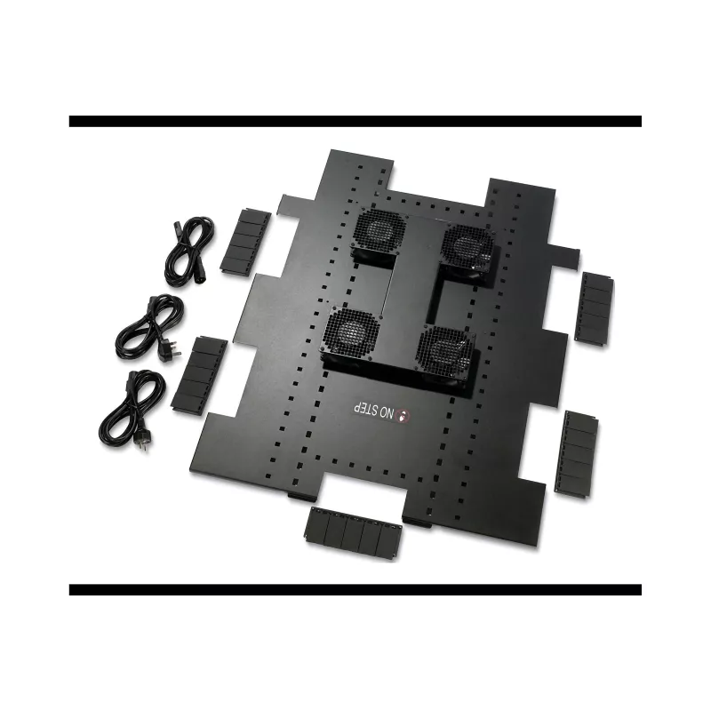 APC Roof Fan Tray - Rack Fan Unit - AC 200-240V - 6 Fans - Black