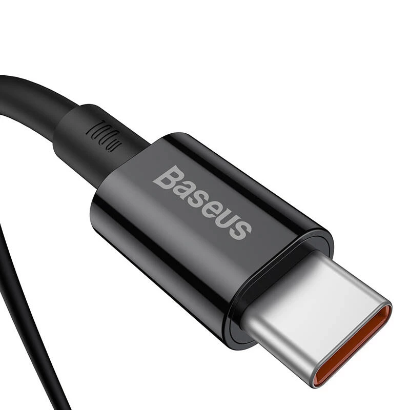 Baseus Superior USB-C to USB-C Cable 1m Black 100W Fast Charging & Data Sync