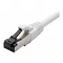 Synergy21 Patch Cable RJ45, CAT8.1 2000MHz, 0.15m, White, S-STP (S/FTP), TPE/LSZH (SuperFlex), AWG26