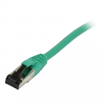 Synergy21 Patch Cable RJ45, CAT8.1 2000MHz, 0.15m, Green, S-STP (S/FTP), TPE/LSZH (SuperFlex), AWG26