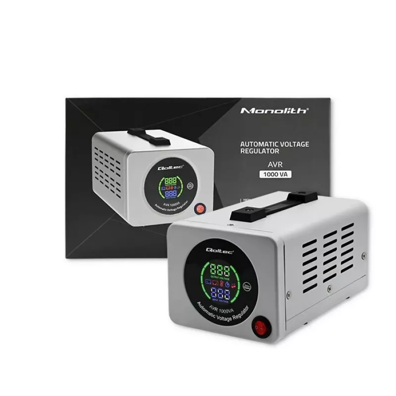 Qoltec 50723 Automātiskais sprieguma stabilizators AVR 1000VA