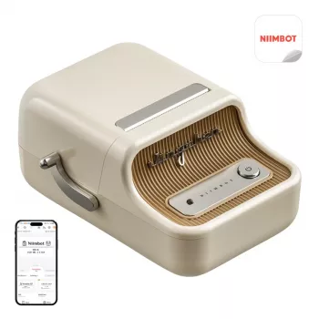 NIIMBOT B21 Pro Portatīvais etiķešu printeris (krēmkrāsas)
