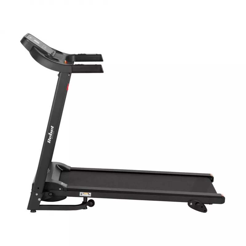REBEL ACTIVE RBA-1001 Salokāms elektriskais skrejceļš ar LCD displeju, 12 programmām, 12 km/h, sudraba/melns