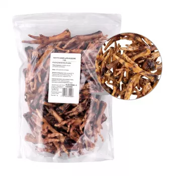 PETITTO Kaltētas vistas kājas suņu kārums 1kg