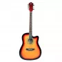 V-TONE AG Two SB 4/4 Akustiskā ģitāra, Sunburst