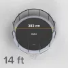 REBEL Active Trampoline PRO 14ft/427 cm ar drošības tīklu un kāpnēm