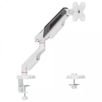 Equip galda stiprinājums 17-40 inch ekrāniem, 360° rotācija, 12 kg, melns/balts