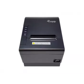 Equip 58/80mm Thermal POS Receipt Printer with Auto Cutter, USB/Bluetooth/WiFi/Cash Drawer Connection, Black