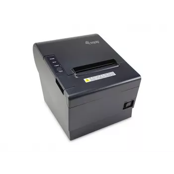 Equip 58/80mm Thermal POS Receipt Printer with Auto Cutter, USB/Bluetooth/WiFi/Cash Drawer Connection, Black