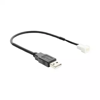 Delock USB 2.0 Type-A vīrišķais savienotājs uz 3-pin ventilatora vīrišķo savienotāju strāvas kabelis 20 cm Melns