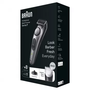 Braun BT7420 Bārdas trimmeris – Visu vienā trimmeris – Melns/Pelēks