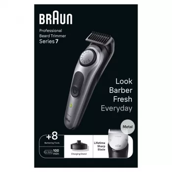 Braun BT7420 Bārdas trimmeris – Visu vienā trimmeris – Melns/Pelēks