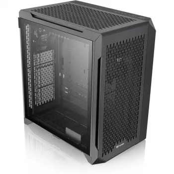 Thermaltake CTE C700 Air Mid Tower E-ATX korpuss ar rūdīta stikla sānu paneli Melns