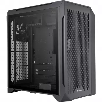 Thermaltake CTE C700 Air Mid Tower E-ATX korpuss ar rūdīta stikla sānu paneli Melns