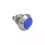 Delock Push Button Switch 12 mm 2 x Screw Terminal Blue