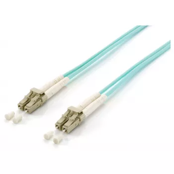 Equip Fiber Optic Patch Cable LC to LC 1,5m Multimode Duplex OM3 Turquoise