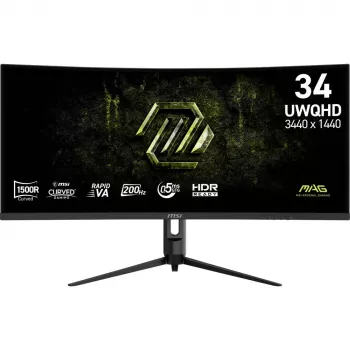 MSI MAG 342CQRFDE E20 34 inch UWQHD 200Hz Izliekts Spēļu Monitors