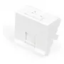 DIGITUS Keystone Moduļa Turētājs, 1-Port, 45x45mm, Tīri Balts (RAL 9010) DN-93802-5-SH rāmim
