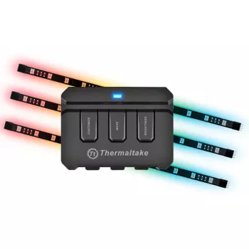 Thermaltake Lumi Color 256C RGB LED Strip 3-Pack - Black - 30cm