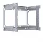 EFB Elektronik Aizmugurējais rāmis X-Rack sienas skapjiem 400-600mm 9U 600x500mm cinkots (WGX-BF09)