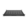 LANBERG AK-1020-B 19 inch 1U Sliding Shelf 350mm Black