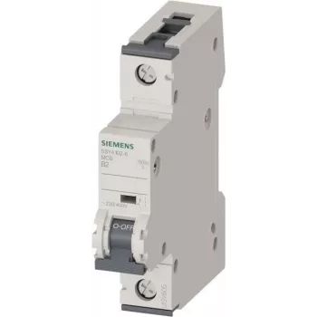 Siemens 5SY41026 SENTRON Slēdzis 2A 1P C-raksturlīkne 6kA