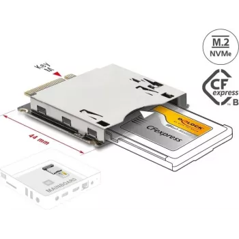 Delock M.2 Key M to CFexpress Type B Adapter (64362)