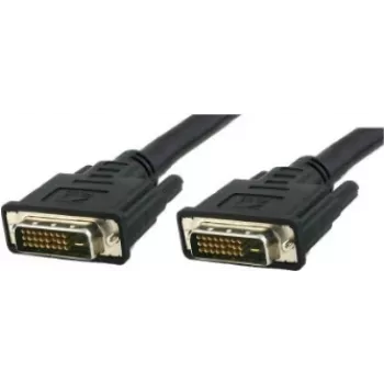 Techly ICOC-DVI-811C DVI-D Dual Link kabelis 10 m Melns