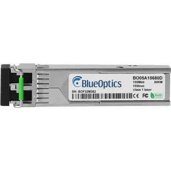 BlueOptics 1241480000 Saderīgs SFP raiduztvērējs viensvieda šķiedrai 155 Mbit datu pārraidei optiskajos tīklos