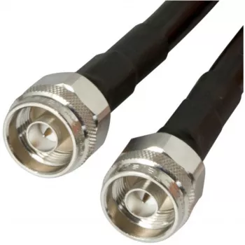 ALLNET ALL-CAB-NM-NM5-RG8 koaksiālais kabelis ar N-Type male uz N-Type male, RF400 zema zuduma, 5 m