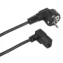 Maclean MCTV-854 Cold Device Power Cable, 3-Pin, Black, 1,5m