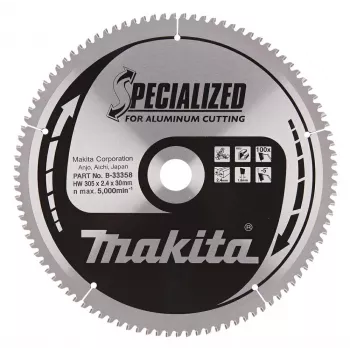 Makita ripzāģa asmens 305x30x100T Specialized Aluminium