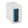 EFB-ELEKTRONIK DIN Rail Fiber Optic Distribution Box OS2 G652D 12xSC Pigtail 6x SC-Duplex Adapter (BHS70223.12)