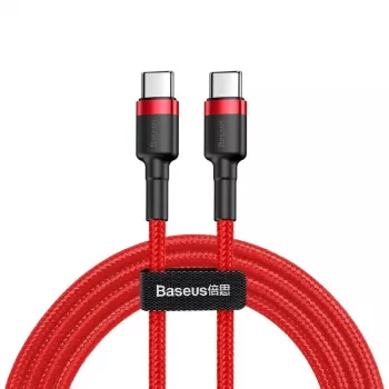Baseus Cafule USB-C to USB-C Cable 60W 1m Red