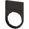 Siemens SIRIUS ACT 3SU1900-0AR10-0AA0 Legend Plate Holder Flat Rounded Black 12.5x27mm