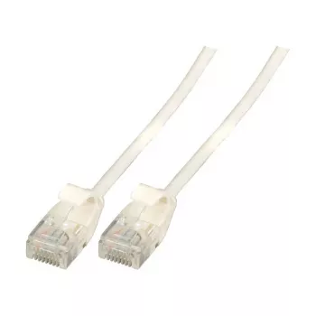 EFB-Elektronik RJ45 Patch Cable Cat.6A U/UTP TPE 3,6mm Ultraflex White 0,25m