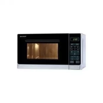 Sharp R-242 INW Solo Mikroviļņu krāsns 20L 800W Sudraba