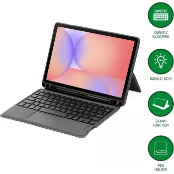 4smarts Keyboard Case Solid Pro QWERTZ Samsung Galaxy Tab S10 Lite (496609)