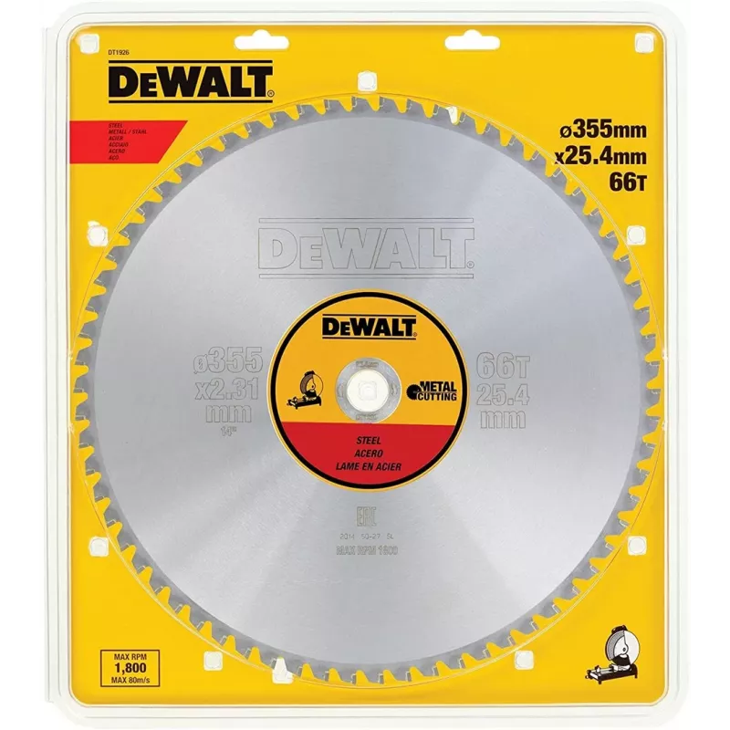 DEWALT DT1926-QZ Extreme Framing ripzāģa asmens 190mm 24T TCT