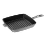ZWILLING Staub čuguna kvadrātveida grila panna 26 cm Graphite Grey
