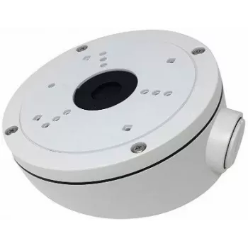 Hikvision DS-1281ZJ-S Savienojuma kārba kupola/pagriežamām kamerām, balta, alumīnija sakausējums