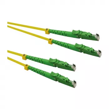 ROLINE Fiber Optic Patch Cable OS2 2m E-2000 LSH/APC Simplex LSZH Yellow