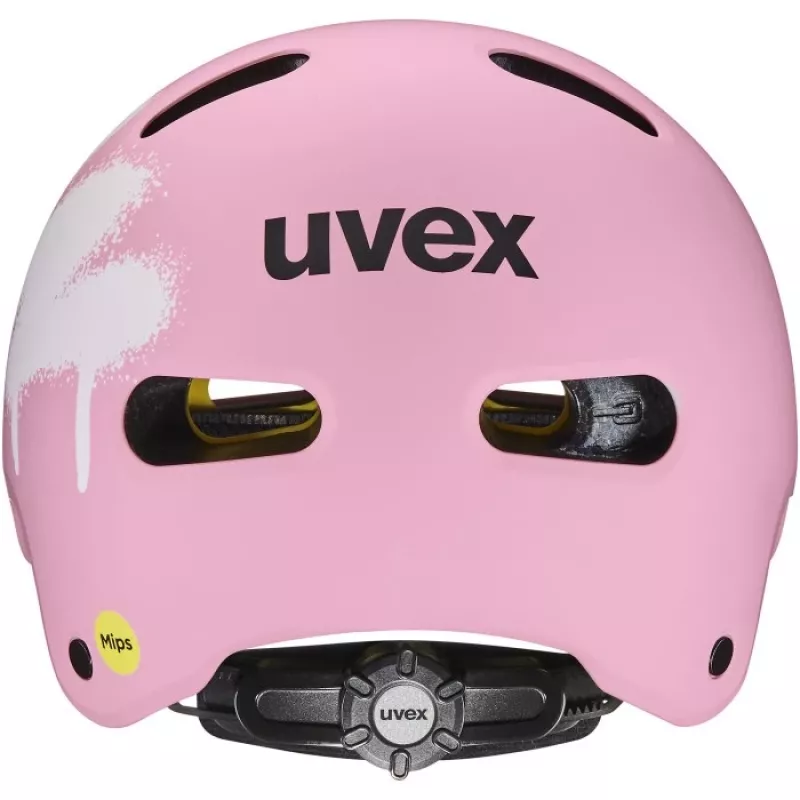UVEX Kid 4 Style MIPS Bērnu Riteņbraukšanas ķivere - Spray Strawberry Matt (51-55 cm)
