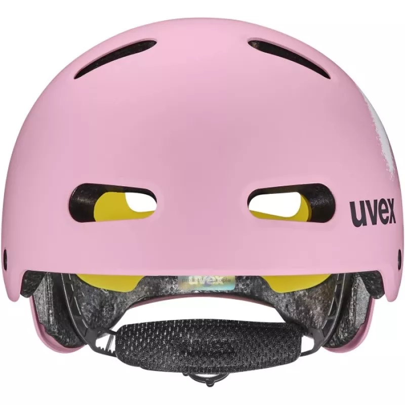 UVEX Kid 4 Style MIPS Bērnu Riteņbraukšanas ķivere - Spray Strawberry Matt (51-55 cm)