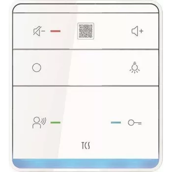 TechniSat TCS ISW6010-0145 TASTA PRO Hands-free Indoor Station 6-Button Surface-Mounted White SDI