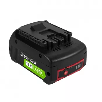 Green Cell PTBO18V4 Bezvadu Instrumentu Akumulators 18V 4Ah Li-Ion Bosch Instrumentiem, Aizstāj GBA1600Z00038