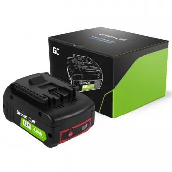 Green Cell PTBO18V4 Bezvadu Instrumentu Akumulators 18V 4Ah Li-Ion Bosch Instrumentiem, Aizstāj GBA1600Z00038