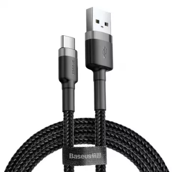 Baseus Cafule USB-A to USB-C Cable 0,5m Gray+Black