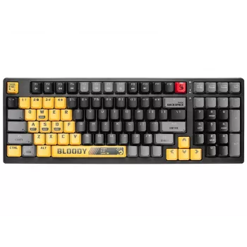 A4Tech Bloody S98 USB Sports Lime mehāniskā spēļu tastatūra (BLMS Red Plus slēdži)