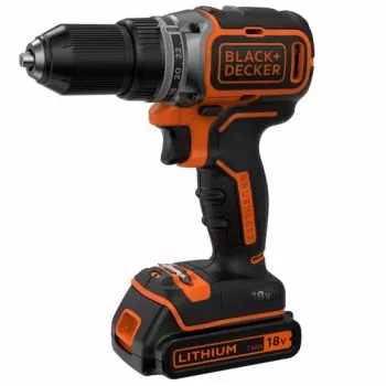 Black & Decker BL186KB-QW 18V Bezvadu Bezsuku Āmura Urbji 1650 RPM (2x1.5Ah Akumulatori, Lādētājs, Futrālis)